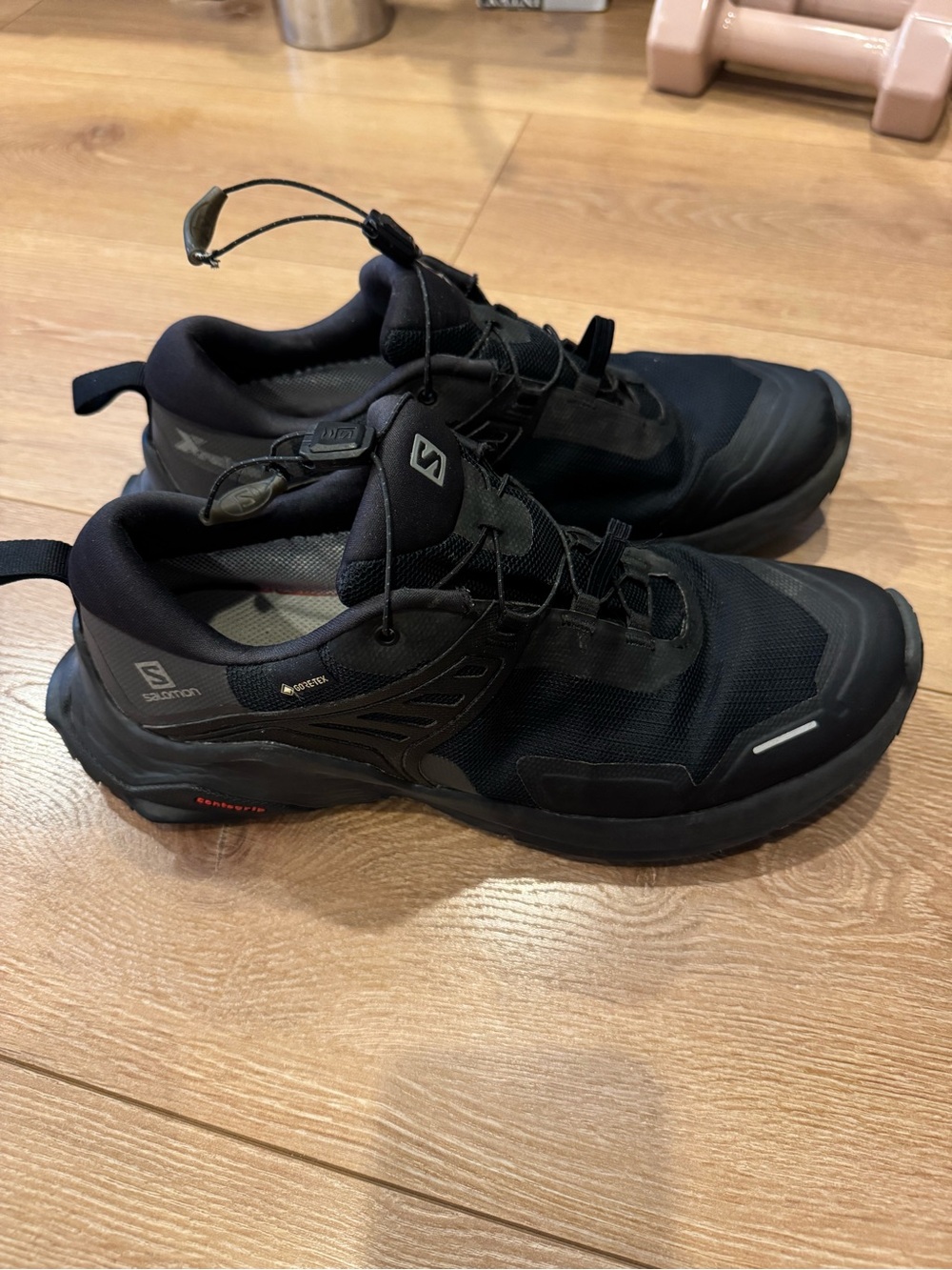 Salomon Black Low-Top Trail Sneakers